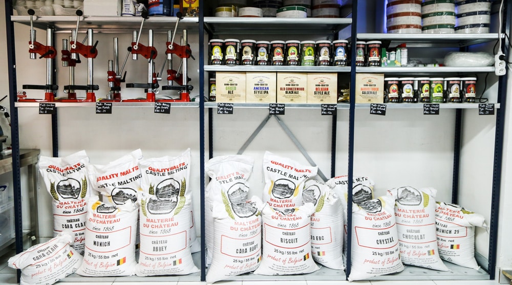 produits et matériels de brassage de bière